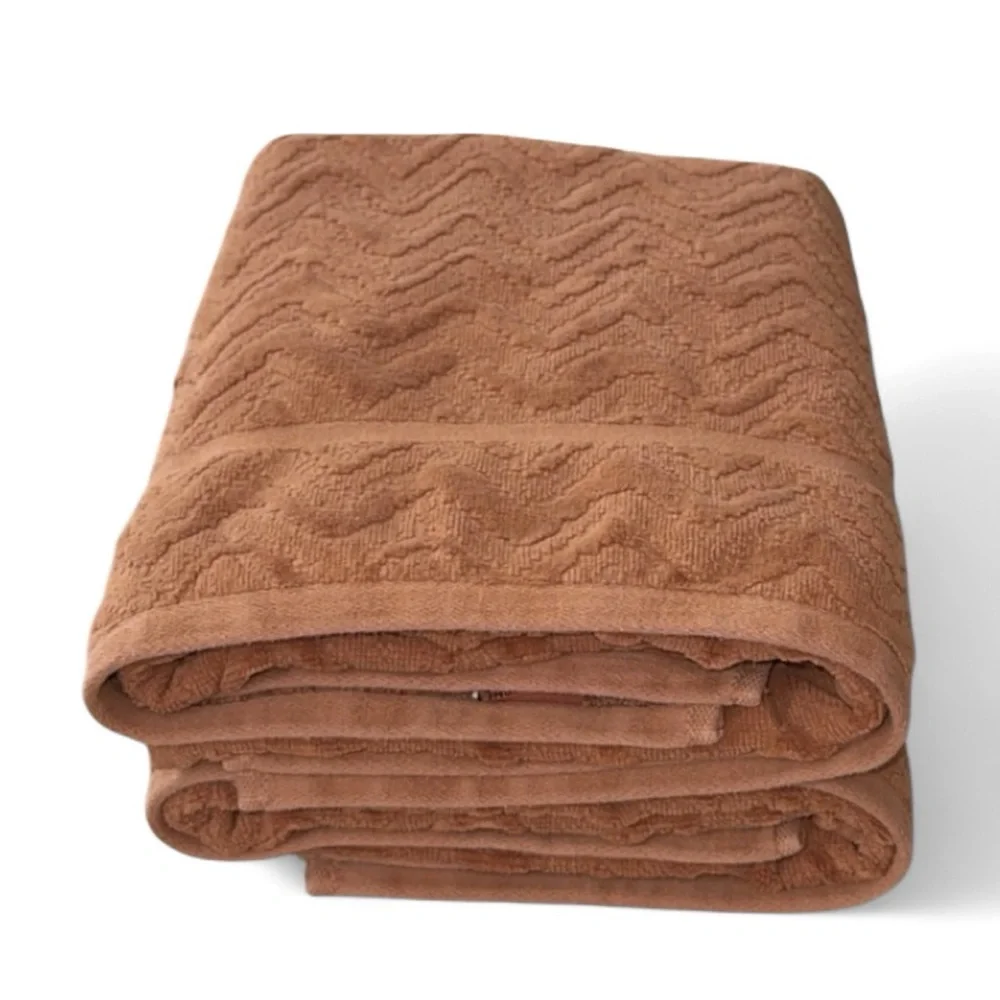 Missoni Home Set of 2‎ Rex Zig Zag Chevron Pattern Cotton Bath Towels
